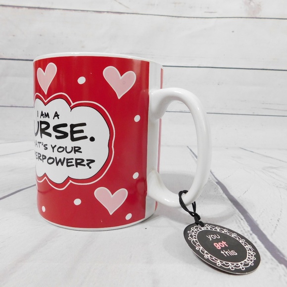 I Am A Nurse, What's Your Superpower Mug, 24 Oz. - Picture 3 of 6